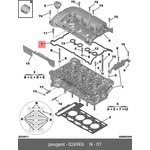 0249.E6, Прокладка крышки клапанной PEUGEOT 308 OE