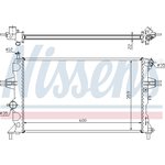 630041, Радиатор системы охлаждения OPEL: ASTRA G НАКЛОННАЯ ЗАДНЯЯ ЧАСТЬ (F48 ...