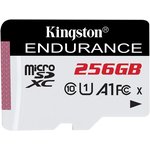 Карта памяти microSDXC UHS-I U1 Kingston High Endurance 256 ГБ, 95 МБ/с ...