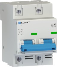 Elvert Автоматический выключатель eZ113 2Р C100 10кА ELVERT eZ1132C-100