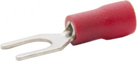 Engard Наконечник вилочный изолированный НВИ 0,5-1,5 отверстие под М5, цвет красный (1 пакет/50 шт.) NVI-1,5-5-R