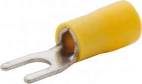 Engard Наконечник вилочный изолированный НВИ 4,0-6,0 отверстие под М4, цвет желтый (1 пакет/50 шт.) NVI-6-4-Y