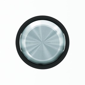 ABB SKY Moon Клавиша для 2-клавишных выключателей/ переключателей/кнопок, кольцо "чёрное стекло"