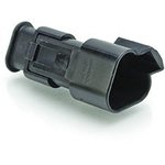 04 Automotive Connector Female Black Cable 3 Way Crimp Termination AT04-3P-SR01BLK