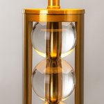 Arte Lamp A4062LT-1PB JESSICA Настольная лампа медный/стекло/бежевый текстиль