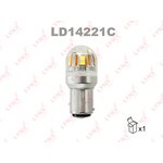 LD14221C, LD14221C LED P21/5W S25 12V BAY15d 6800K Canbus Лампа LYNXauto