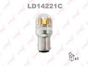 LD14221C, LD14221C LED P21/5W S25 12V BAY15d 6800K Canbus Лампа LYNXauto