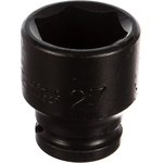 44527, Impact head 27 mm 6 facet 1 2 short