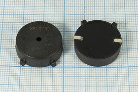 Фото 1/2 Зуммер пьезоэлектрический без генератора; 35x 9m46 мм; 1~30 В; 1,0 кГц; контакты 2L150; VSR3585; VOISE