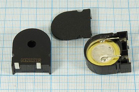 Зуммер пьезоэлектрический без генератора; 30x 6m41 мм; 3~30 В; 2,0 кГц; контакты 2L455+H1; KPR-G3020LC; KEPO