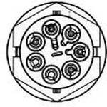2829490-1, Lighting Cables CABLE ASSY, 5P PIN HARMONIZED