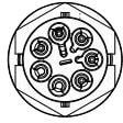 2829490-1, Lighting Cables CABLE ASSY, 5P PIN HARMONIZED