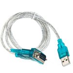 Кабель-переходник USB Am -  RS-232 DB9M, винты ( добавляет в систему новый COM порт) VCOM  VUS7050 , Кабель-переходник USB Am -  RS-232 DB9M
