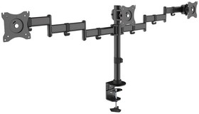 Фото 1/4 Кронштейн для мониторов Arm Media LCD-T15 черный 15"-32" макс.30кг настольный поворот и наклон верт.перемещ.