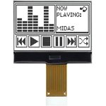 MCCOG128064B12W-FPTLW, Графический ЖК-дисплей, 128 x 64 Пикселей, Черный на Белом, 3.3В, Параллельный, SPI