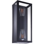 Уличный настенный светильник Arte Lamp Belfast A4569AL-2BK