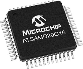 Фото 1/3 ATSAMD20G16A-AU, 32-bit MCU - Cortex-M0+ - 12-bit ADC - 10-bit DAC - 256-Channel PTC -RTC - SERCOM - 64KB Flash - 48-lead TQFP - - ...