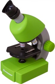 Микроскоп BRESSER Junior 70124, 40-640x, на 3 объектива, зеленый