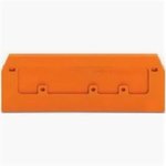 280-371, End and intermediate plate - 2.5 mm thick - orange