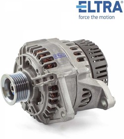 Фото 1/2 Генератор двигателя автомобиля ГАЗ, уаз с двигателями умз-4216 и их модификации ELTRA 5122.3771-40