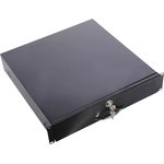 ЦМО Полка (ящик) для документации 2U (ТСВ-Д-2U.450-9005) черный цвет