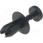 USR-1131, Rivet; polyamide; L.rivet: 11mm; Panel cutout diam: 5mm; black