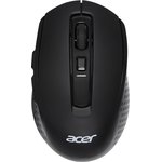 Acer OMR070 Black Optical (1600dpi) Wireless BT/Radio USB Mouse for Laptop (6but)