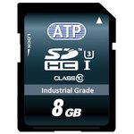AF8GSDI-WADXM, 8 GB Industrial SDHC SD Card, Class 10, UHS-1 U1