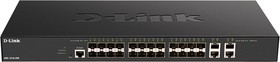 DL-DXS-1210-28S/A1A, Коммутатор настраиваемый L2+ с 24 портами 10GBase-X SFP+ и 4 портами 10GBase-T