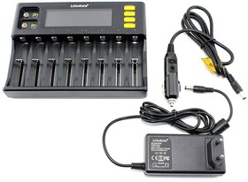 Зарядное устройство LiitoKala Lii-S8 + CAR charger 12V