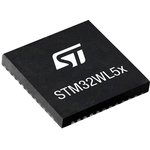 STM32WL55CCU7, RF Microcontrollers - MCU Multiprotocol LPWAN 32-bit ArmCortex-M4 MCUs LoRa (G)FSK-MSK BPSK 256KB Flash