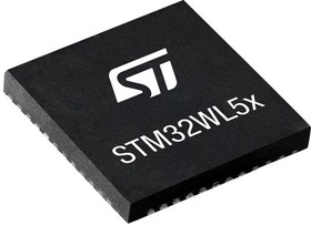 Фото 1/3 STM32WL55CCU6, MCU-Application Specific 32 bit, 48 MHz, 1.8 V to 3.6 V in, 256KB, UFQFPN-48