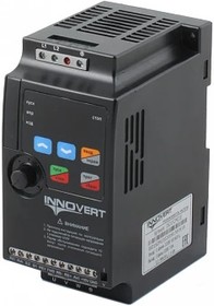 0,18 кВт (вх: 1ф x 220В / вых: 3ф х 220В) Преобразователь INNOVERT ISD181M21E mini PLUS, выходной ток 1.0 А