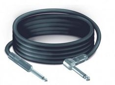 TK159SS, Angled Audio Cable, Mono, 6.35 mm Jack Plug - 6.35 mm Jack Plug, 9m
