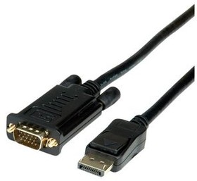 11045971, Video Cable, DisplayPort Plug - VGA Plug, 1920 x 1080, 1.5m