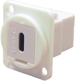 Фото 1/2 CP30201W, USB ADAPTER, TYPE C RCPT-RCPT, CSK HOLE