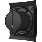 BREEZE 4C Matt black, Вентилятор осевой вытяжной D 98, декоративный 90-06903