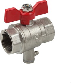 Фото 1/2 Шаровый кран ГОСТ, PN40, для термодатчика Ду 15, ВР 1/2" 5905