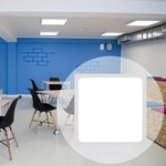 06-44 Светодиодная панель накладная квадр. 220В, 12Вт, CRI:80Ra, 960Лм ...