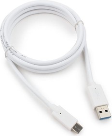 Фото 1/10 Кабель USB CCP-USB3-AMCM-6-W USB3.0 AM/USB Type-C 1.8м белый пакет