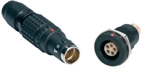 PHG.0T.305.CLLC50Z, Circular Connector, 5 Contacts, Cable Mount, Socket, Female, IP66, IP68, 0T Series