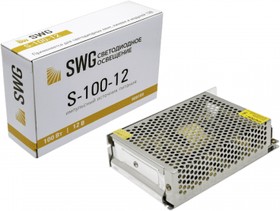 Фото 1/7 Led-драйвер (блок питания для светодиодов) 100Вт 12В металлический корпус IP20 SWG SWG S. Сетка IP20 000105