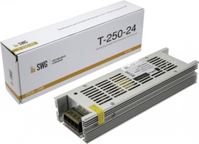 Led-драйвер (блок питания для светодиодов) 250Вт 24В IP20 SWG SWG T. Узкие IP20 001035