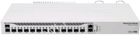 Фото 1/10 MikroTik CCR2004-1G-12S+2XS Маршрутизатор 12 x 10G SFP+ and 2 x 25G SFP28 ports.