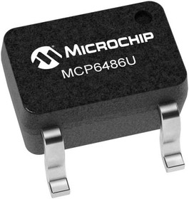 Фото 1/2 MCP6486UT-E/LT, Operational Amplifiers - Op Amps 10 MHz General Purpose Op Amp with EMI Filter