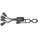 Разветвитель USB Ritmix CR-2405 black (USB хаб) 4 порта USB (15119259)