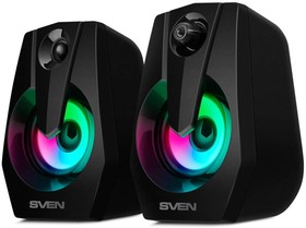 Фото 1/10 Колонки 2.0 Sven АС SVEN 370, черный, 6 Вт, питание USB (SV-020552)