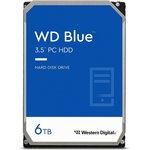 Жесткий диск WD SATA-III 6TB WD60EZAX Desktop Blue (5400rpm) 256Mb 3.5"