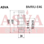 BMRIU-E46, ШРУС внутренний | зад прав/лев |