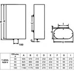 Водонагреватель N28, 50л. T-WSS50-N28-V